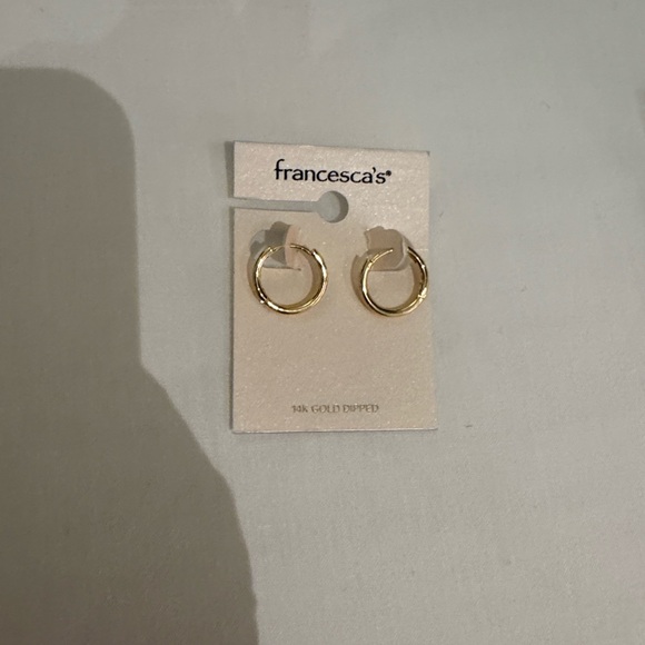 Francesca's Collections 14K Gold Dipped Earrings - Picture 4 of 6